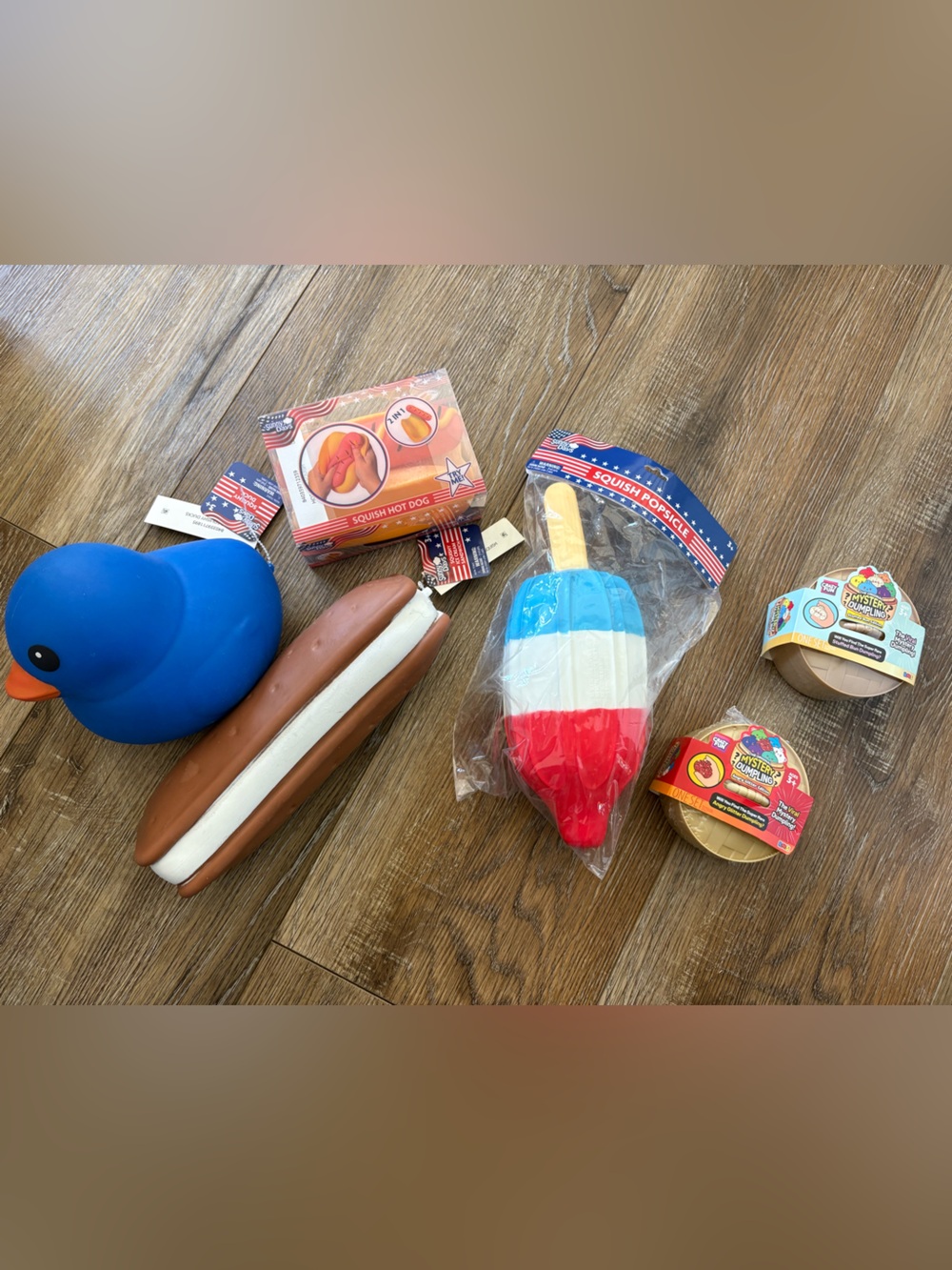 Sunny days end of summer-squishy dumpling fidgets stress toy bundle